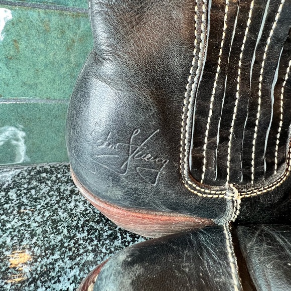 JOHN FLUEVOG Black Leather Ankle Boots 7 - Picture 8 of 10